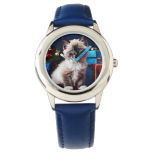 Ragdoll Kitten Julklapp Armbandsur