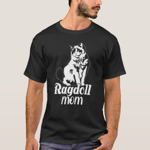 Ragdoll Mamma Cat Women Girls Dam Pet Cute T Shirt