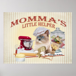 Ragdoll Momma "Lit Helper Poster" Poster
