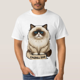 Ragdoll pappa couch t shirt