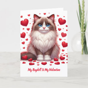 Ragdoll Romantik: Alla hjärtans dag Helgkort
