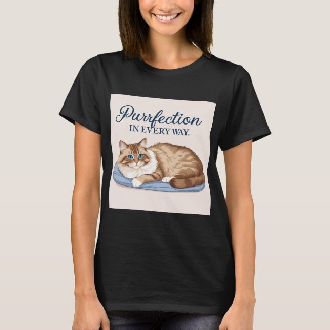 Ragdoll-skydd: en Cat Lover's Dream T Shirt (Framsida)