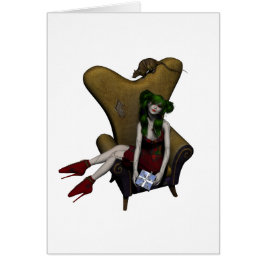 Ragdoll Suzie hållplatsgåva Hälsningskort