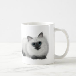 Ragdoll teckning kaffemugg