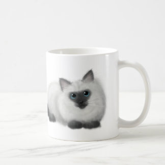 Ragdoll teckning kaffemugg