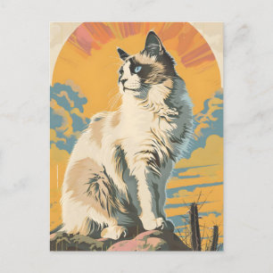 Ragdoll Vintage Art Vykort