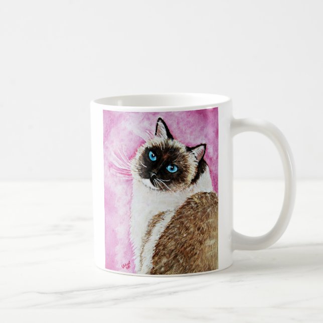 ragdollkatt kaffemugg (Höger)