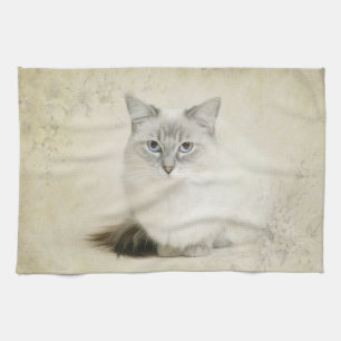 ragdollkatthandduk kökshandduk