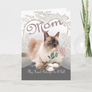 Ragdolls hjärta hör hemma till en docka kort