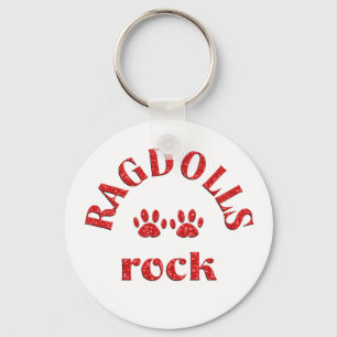 Ragdolls sten nyckelring