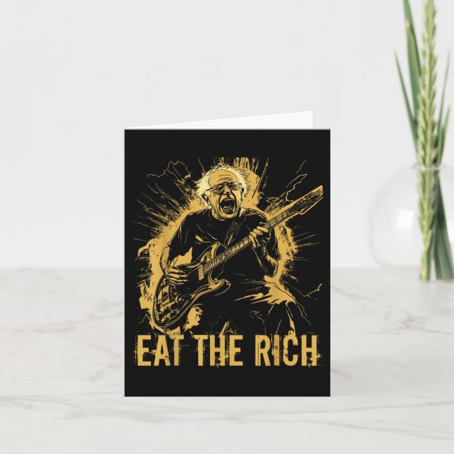 Rage against Oligarchy Bernie Sanders Fight Protes Kort (Framsida)