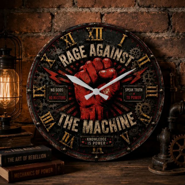 Rage Against the Machine Protest Art  Stor Klocka (Skapare uppladdad)