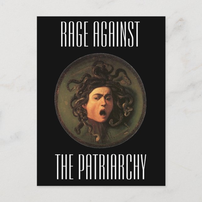 Rage against the Patriarchy Vykort (Framsida)