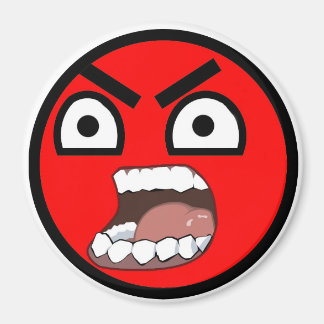 Rage - Anpassad Magnet