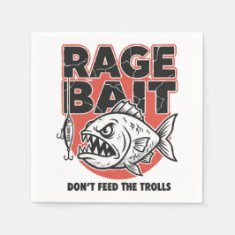 Rage Bait, Don’t Feed The Trolls Pappersservett
