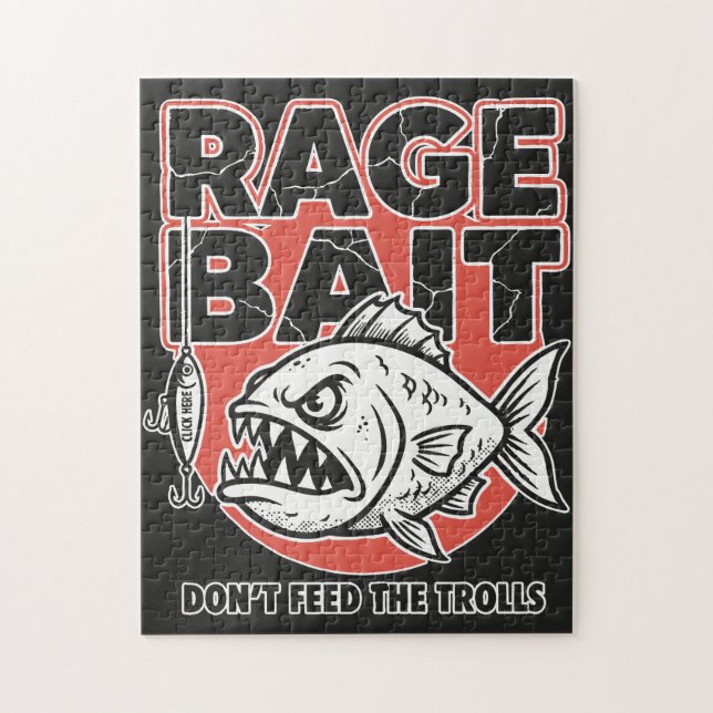 Rage Bait, Don’t Feed The Trolls Pussel (Vertikal)