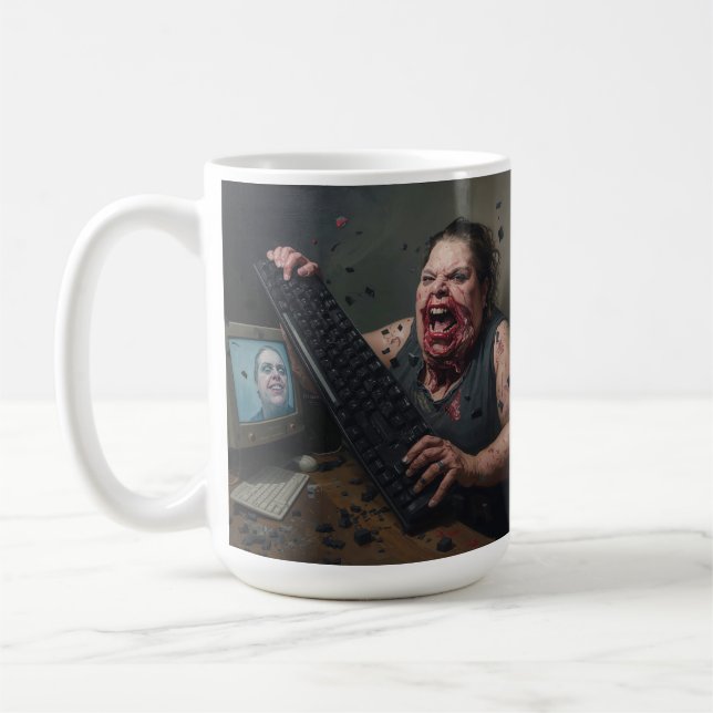 Rage Error: Systemfel - Ctrl Alt Delirium Kaffemugg (Vänster)