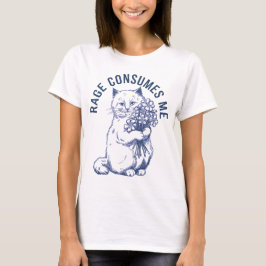 Rage konsumerar mig - Arg Cat Lover Gift T Shirt