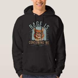 Rage konsumerar mig hoodie