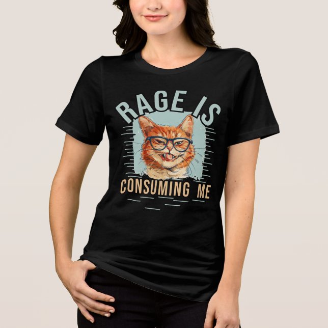Rage konsumerar mig t shirt (Framsida)
