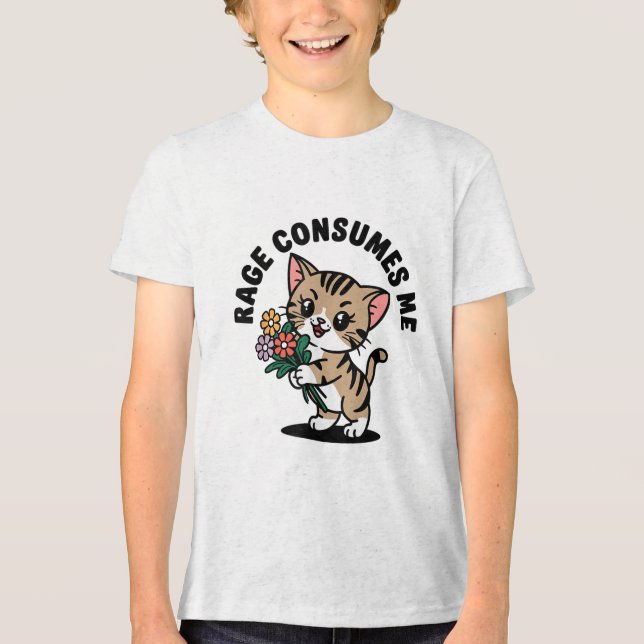 Rage konsumerar mig t shirt (Framsida)
