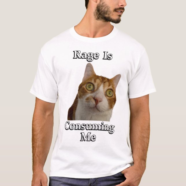 Rage konsumerar mig t shirt (Framsida)