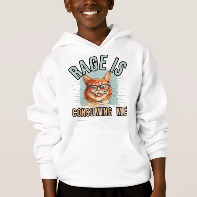Rage konsumerar mig t shirt (Framsida)