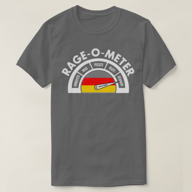 Rage O Meter German Driver 2 T Shirt (Design framsida)
