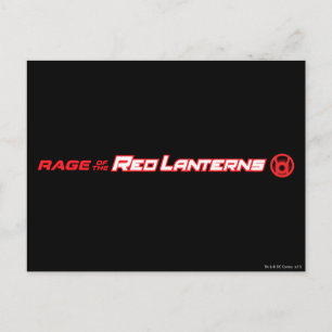 Rage of the Red Lanterns Vykort