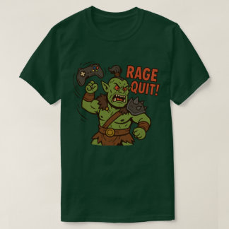 Rage Quit Lunt D&D Orc T-Shirt