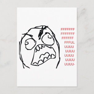 Rage Troll Vykort