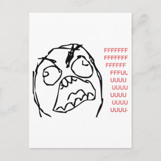 Rage Troll Vykort