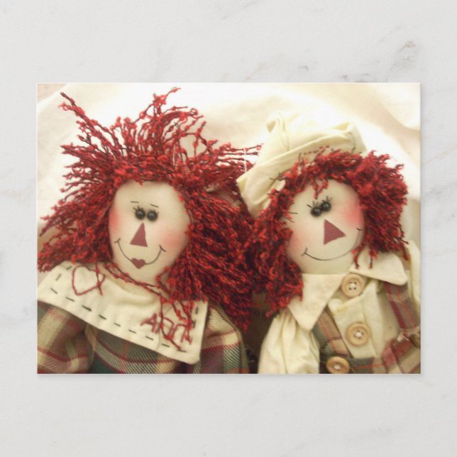 Ragedy Dolls Postcards Vykort (Framsida)
