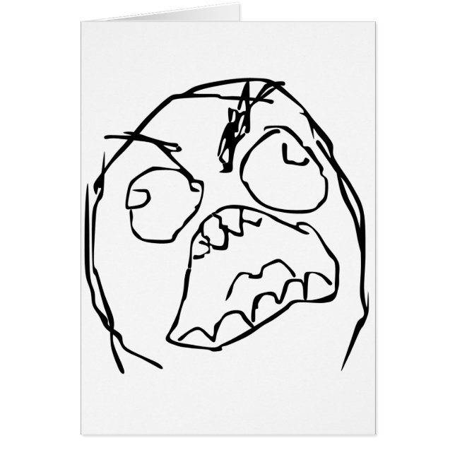 Rageguy Hälsningskort (Framsidan)