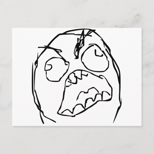 Rageguy Vykort (Framsida)