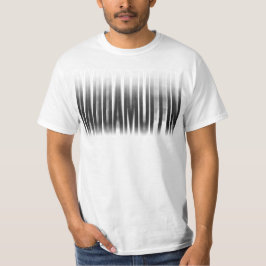 Raggamuffin Bludda Effect Typografi Reggae T Shirt