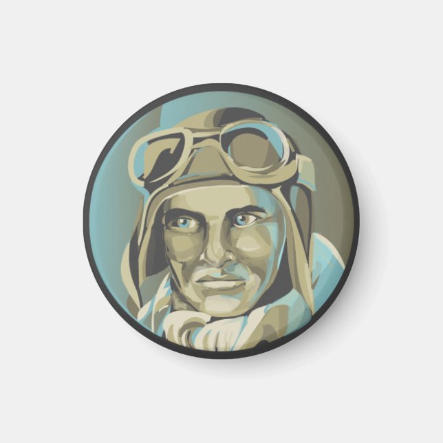 Ragged Ess Pilot Magnet (Framsidan)