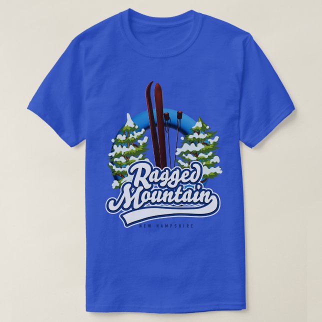 Ragged Mountain New Hampshire ski 1 T Shirt (Design framsida)