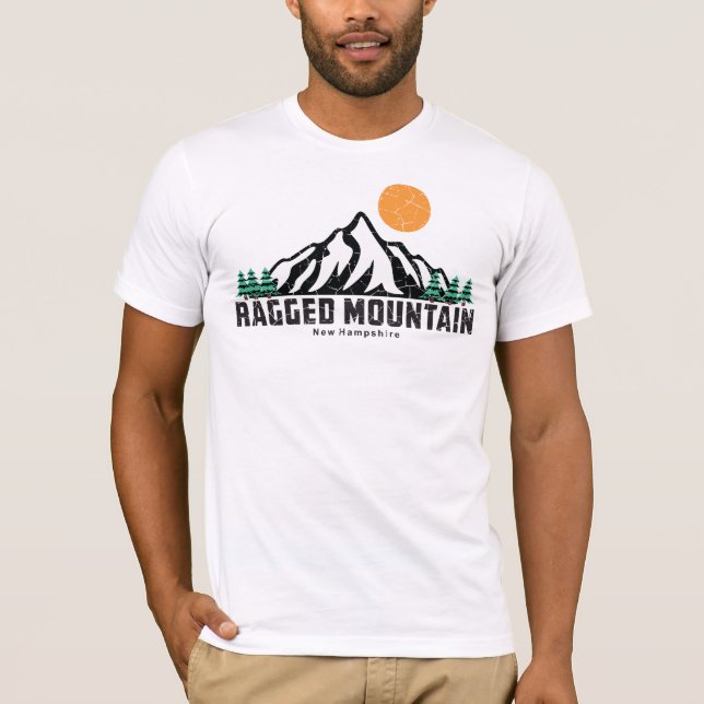 Ragged Mountain Ski Sunset T-Shirt (Framsida)