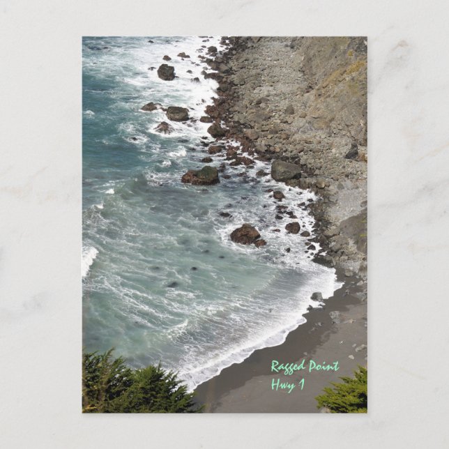 Ragged PointHwy 1 Vykort (Framsida)