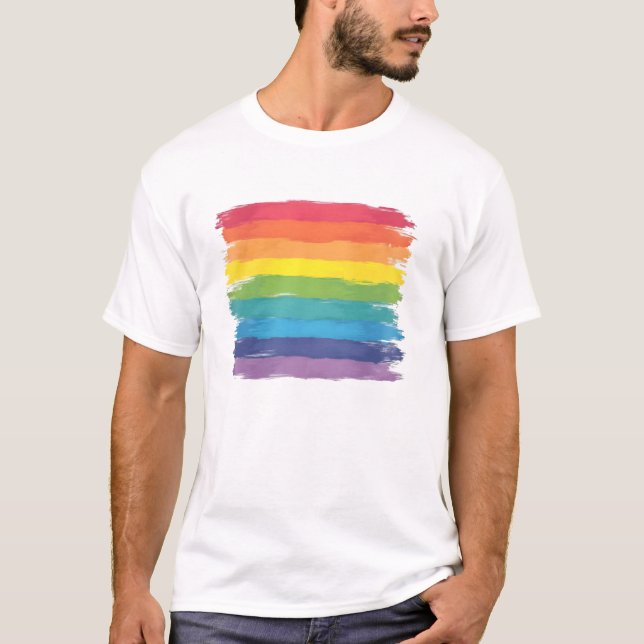 Ragged Rainbow T-shirt (Framsida)