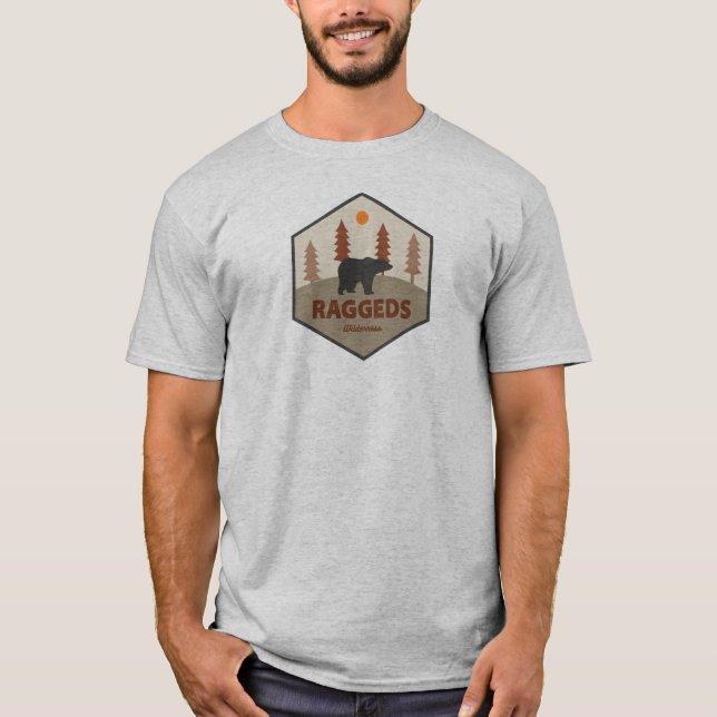 Raggeds Wilderness Colorado Bear T Shirt (Framsida)