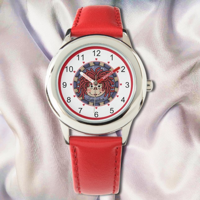 Raggedy Ann Ansikte Personlig Watch Armbandsur (Skapare uppladdad)
