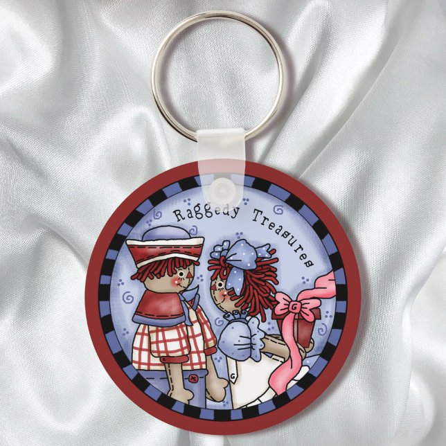 Raggedy Ann Kärlek Andy Keychain Nyckelring (Skapare uppladdad)