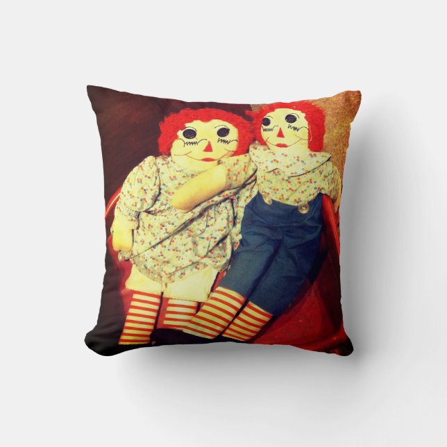 Raggedy Ann och Andy Doll Kudde (Framsida)