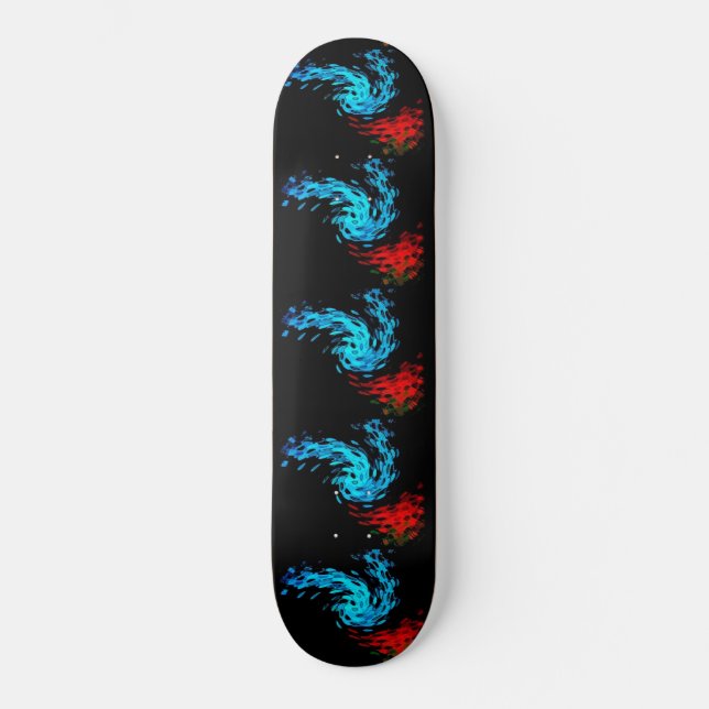 Raggedy Butterfly on Ro 8 1/8 tums Skateboard Deck (Framsida)