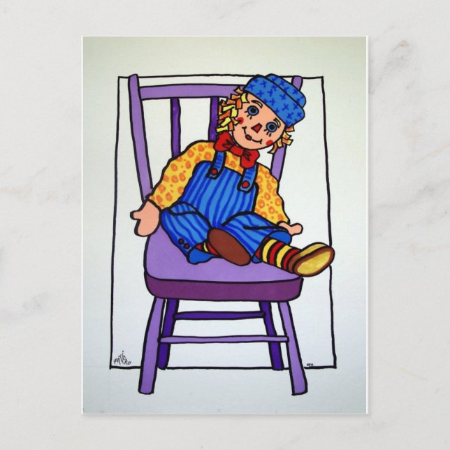 Raggy Andy Vykort (Framsida)