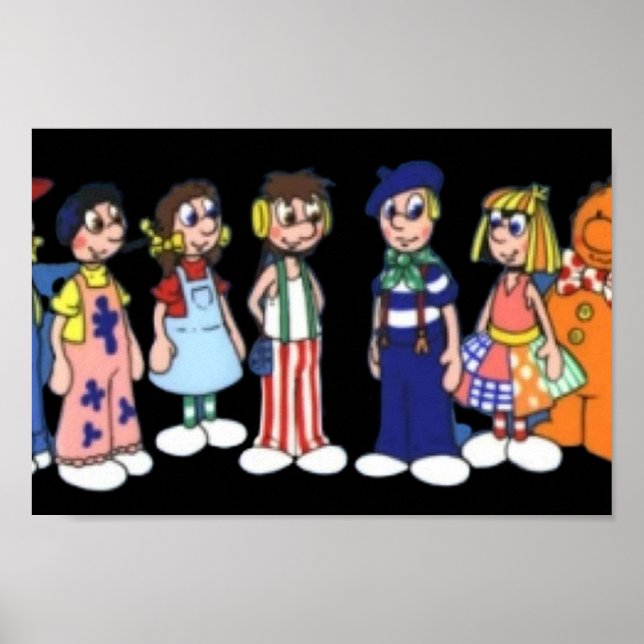 Raggy dolls tecknad poster (Framsidan)