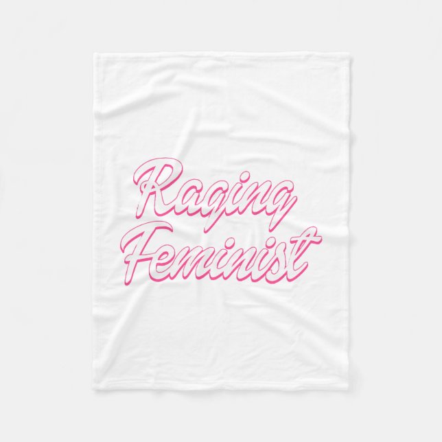 Raging Feminist Doll Fleecefilt (Framsidan)