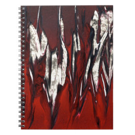 Raging Red Flames Anteckningsbok